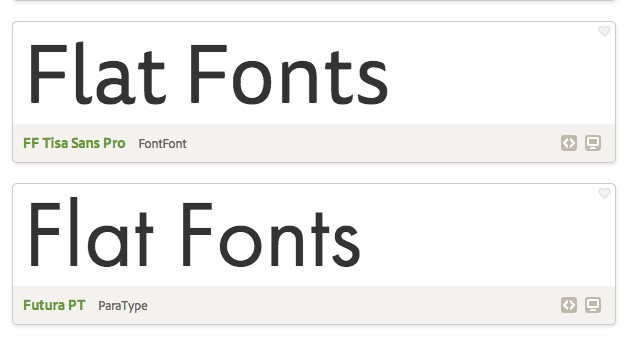 Flatfonts