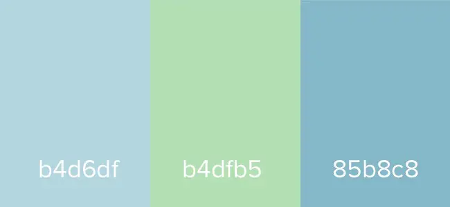 Blues And Greens For Your Website Sumy Designs Muted Blue Green Color Theory