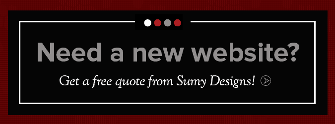 Get a website design quote button