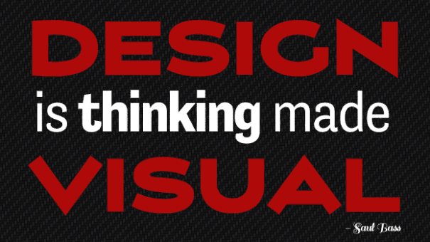 Design is thinking made visual