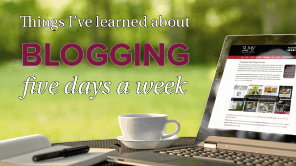 Things I've learned about bloggin