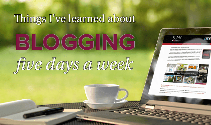 Things I've learned about bloggin