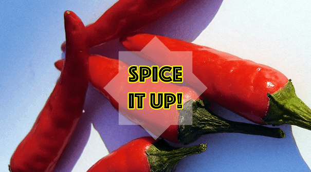 spice up your website grapic