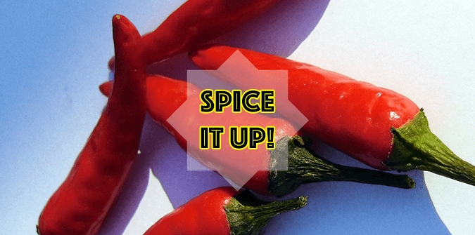 spice up your website grapic