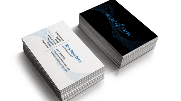 waveform business cards