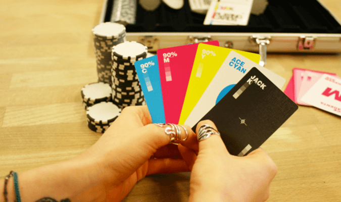 cmyk playing cards