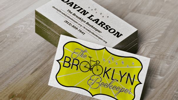 Business Card Design for Brooklyn Beekeeper