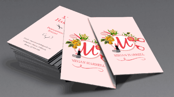 Business Card Design for Megan Harrell