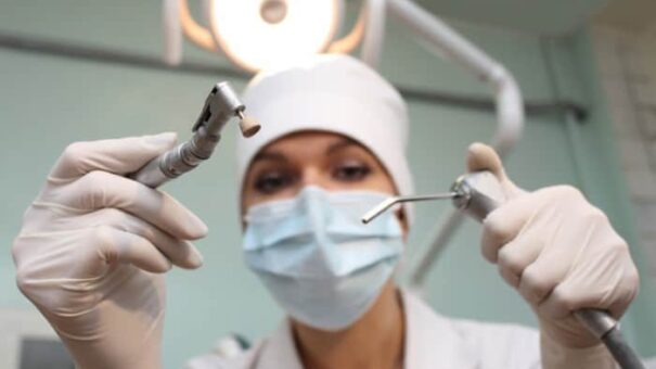 Scary Dentist photo that should not be included in a dental website design