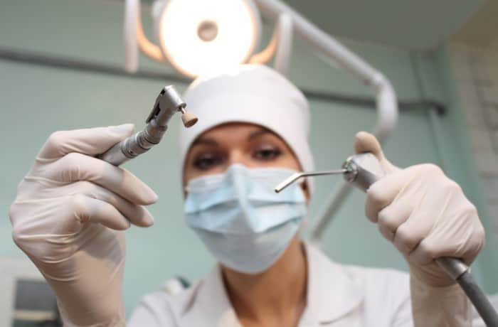 Scary Dentist photo that should not be included in a dental website design