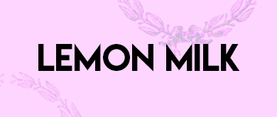 Lemon-milk font