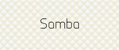 samba font