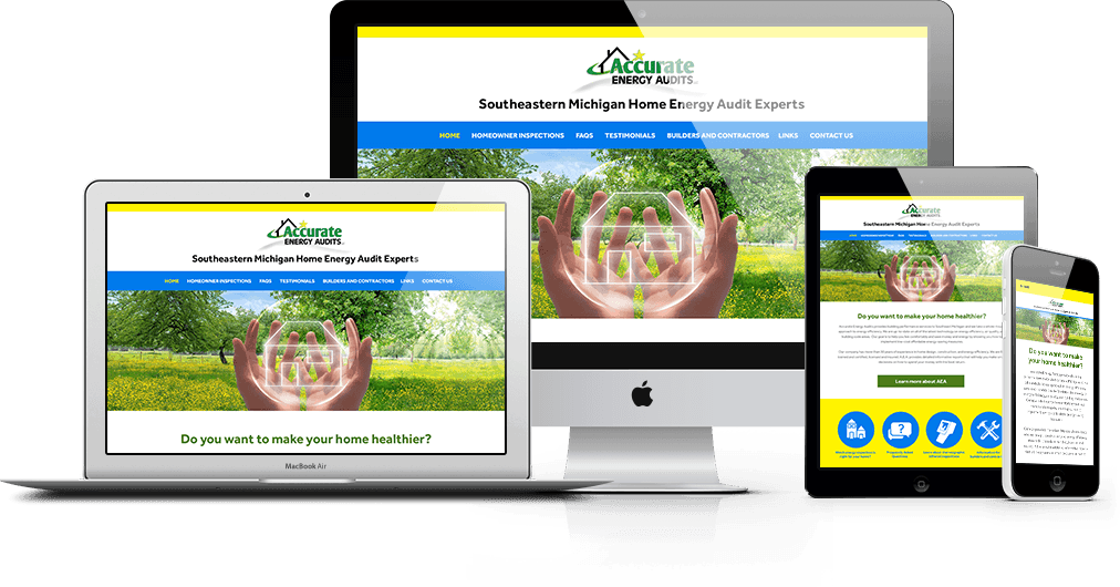 Accurate Energy Audits New Website Design