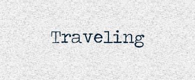 traveling typewriter font