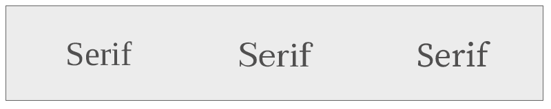 serif