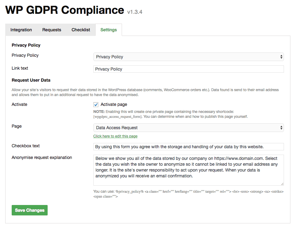 Data Request Form