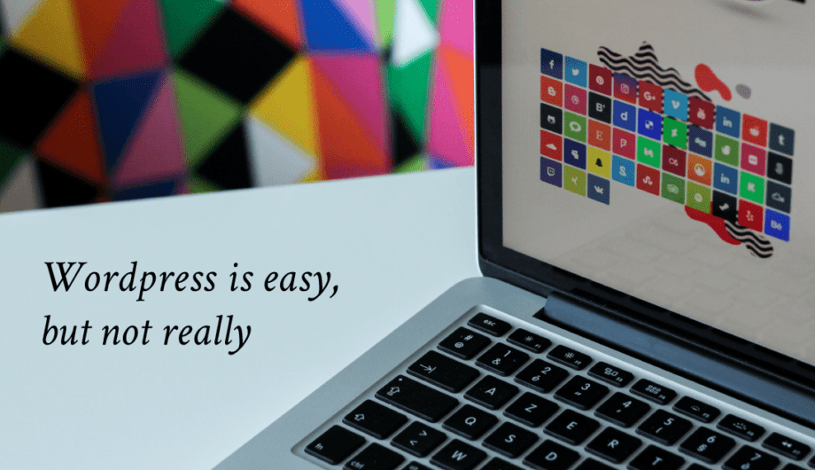 WordPress is Easy, but not really