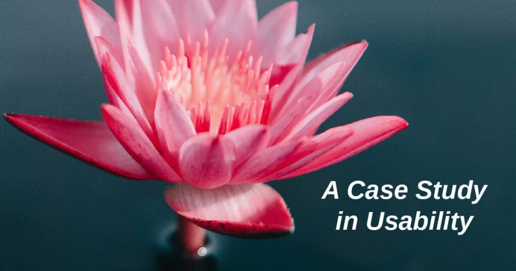 Case Study in Usability