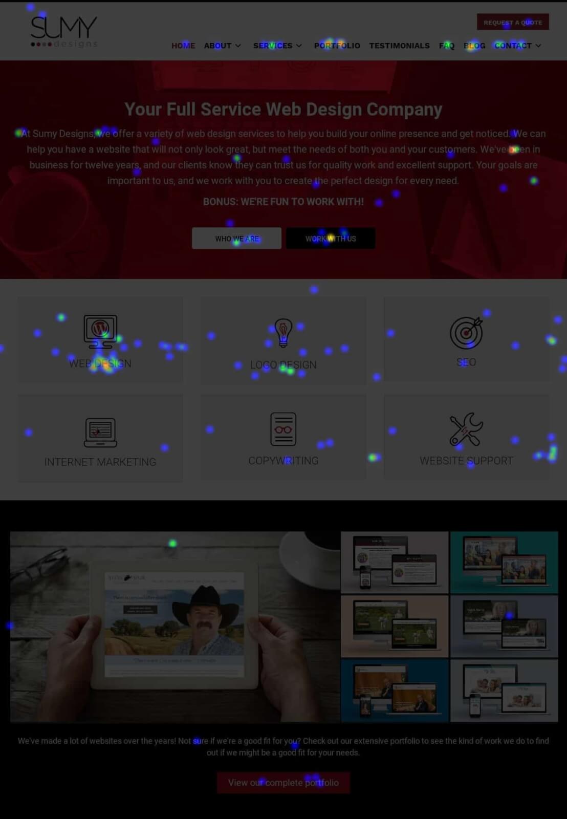 Heat Map of Sumy Designs