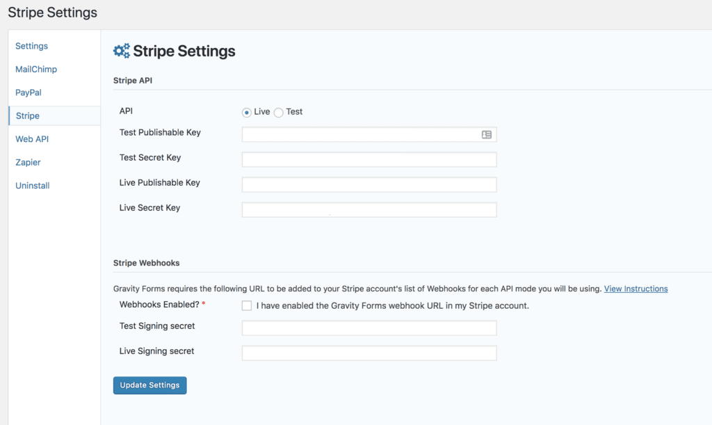 Set up Stripe