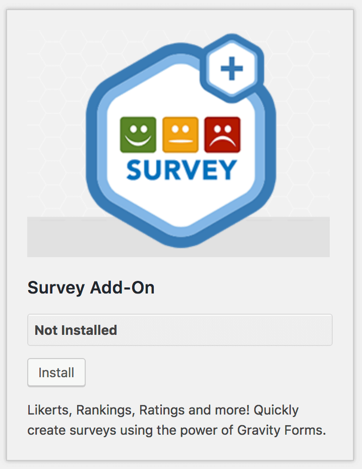 Gravity Forms Add-ons for Surveys