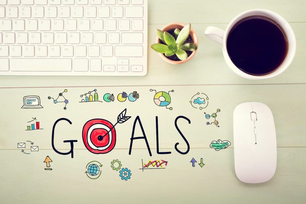 Setting online goals