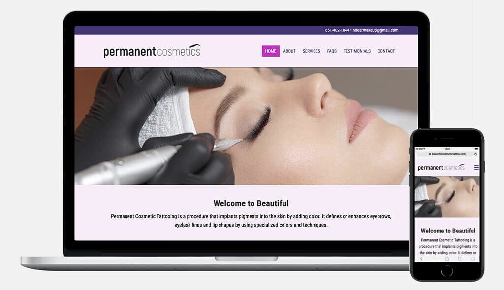 Permanent Cosmetics Website