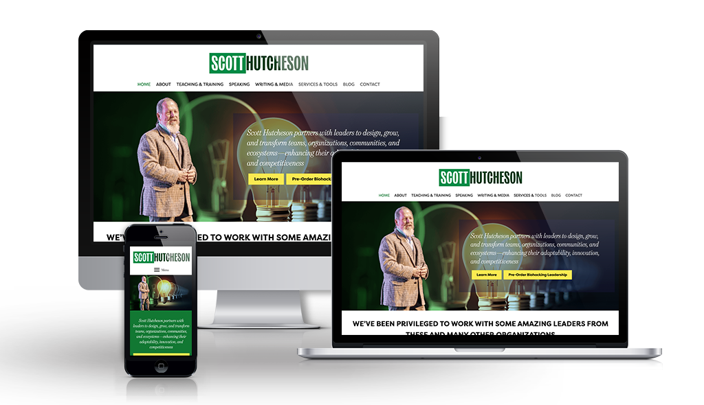 Scott Hutcheson Website Preview