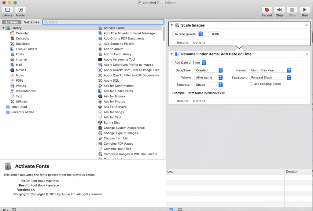 Scale and Rename Images