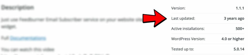 Plugin showing it hasn't been updated in three years.