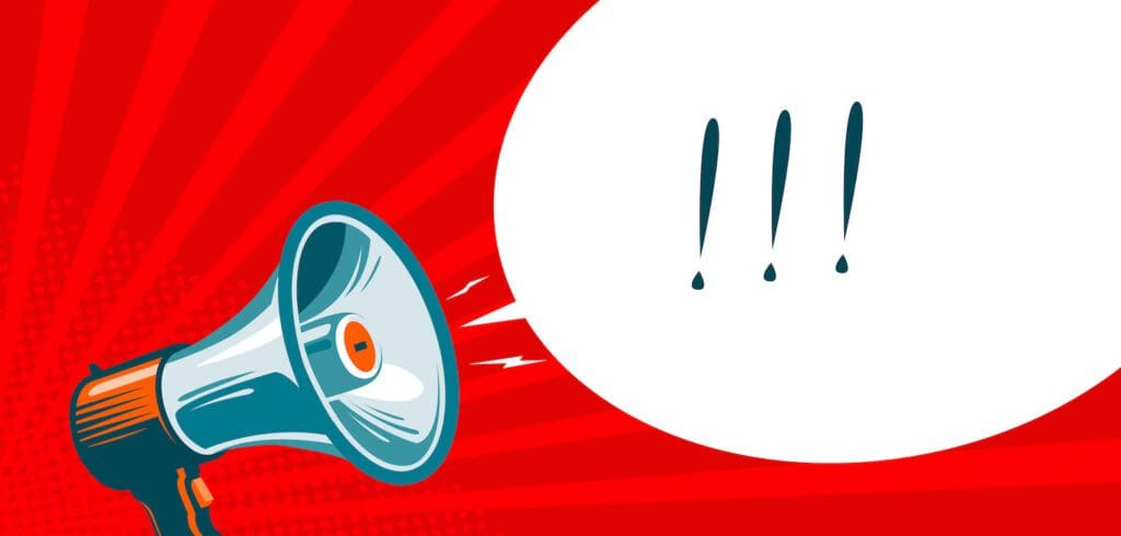 Bullhorn shouting out for a cta strategy