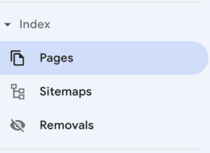 Google Search Console Index