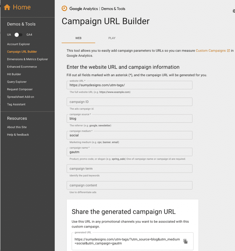 UTM Tags | UTM Campaign Builder