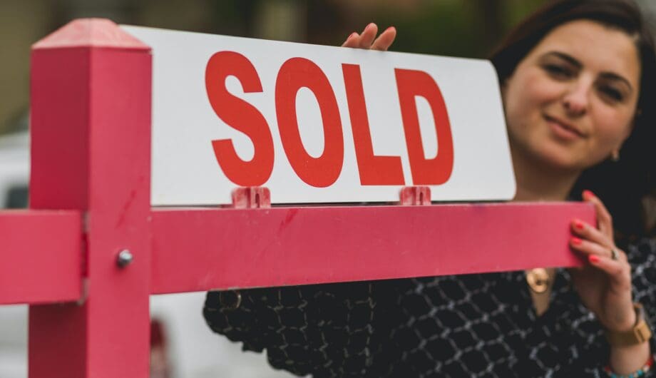 Sold sign after improving real estate website