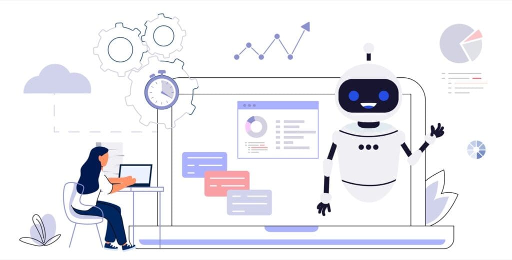 Robot to represent automation for beginners