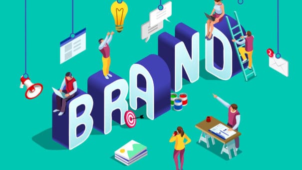 Illustration representing branding mistakes