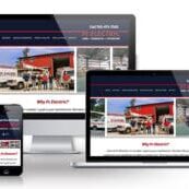 Electrician website design for FC Electric
