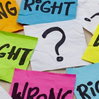 wrong or right ethical question online ethics