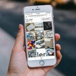 Instagram landing page example