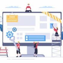 Illustration of WordPress maintenance costs and monthly website maintenance checklist.