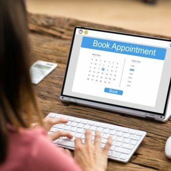 Booking Meeting Calendar Appointment Booking Meeting Calendar Appointment On Laptop Using Online Booking For Wordpress