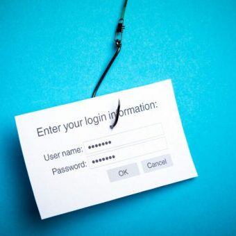 Malware phishing data concept Concept of hacking or phishing a login and password with malware program