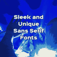 sans serif font