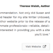 Therese Testimonial Screenshot