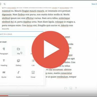 uploadpdfgutenberg Add a PDF to your post or page in Gutenberg