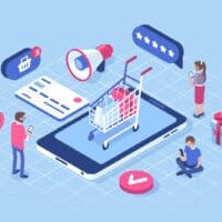 Illustration of ecommerce experience